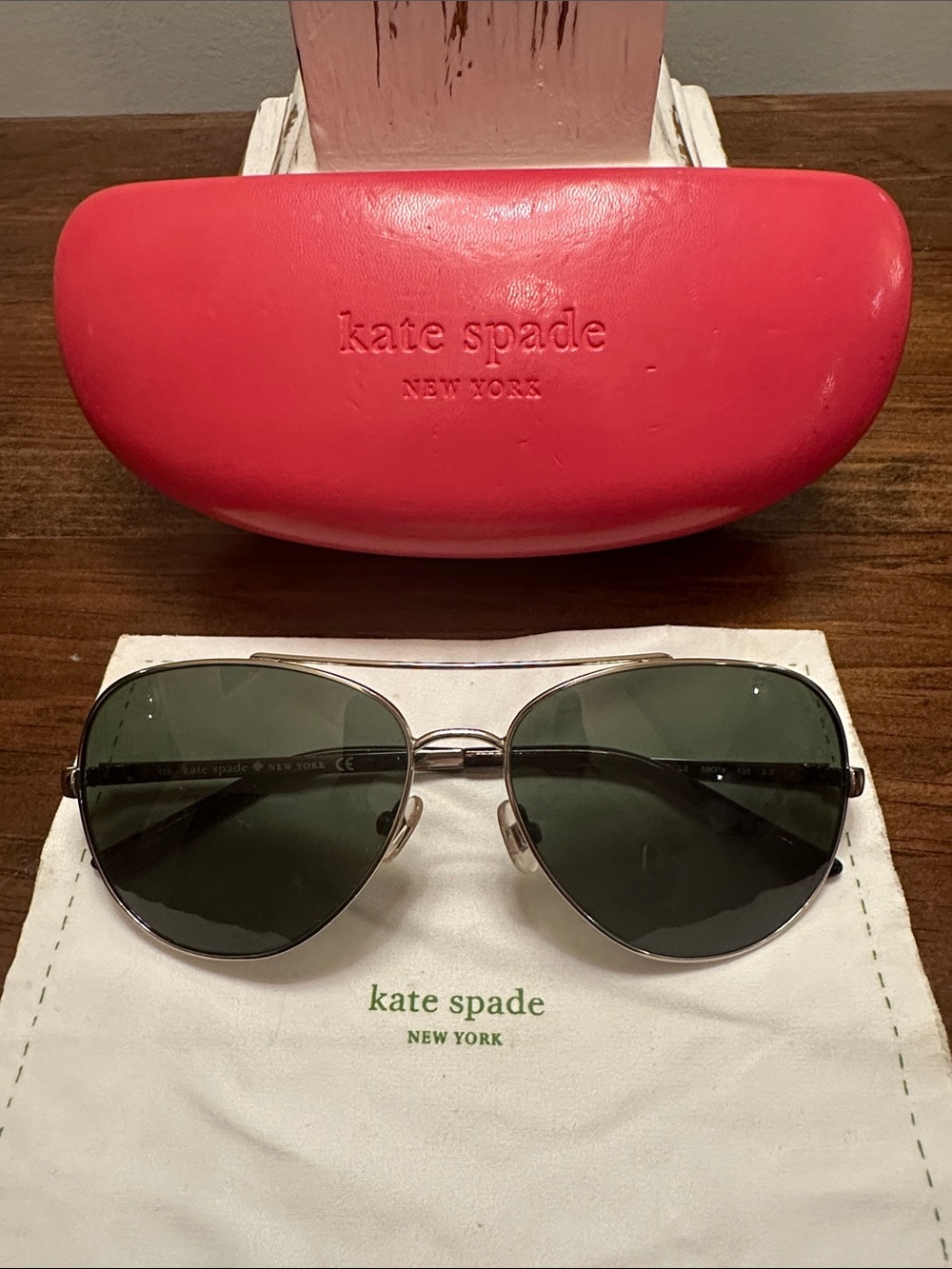 Kate Spade “Avaline” Aviator Sunglasses